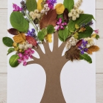 Make a beautiful fall or spring tree with your kids using this free printable and a nature hunt in your very own backyard.